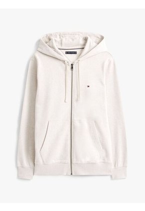 Buzo Gris Con Capota Y Cremallera Tommy Hilfiger