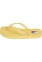 Sandalias Amarillo Con Suela Dentada Y Logo Tommy Hilfiger de Tommy Hilfiger