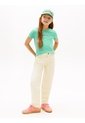 Camiseta Vintage Para Niña Slim De Punto Con Logo Tommy Hilfiger de Tommy Hilfiger