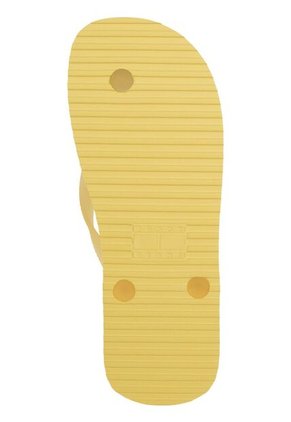 Sandalias Amarillo Con Suela Dentada Y Logo Tommy Hilfiger