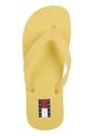 Sandalias Amarillo Con Suela Dentada Y Logo Tommy Hilfiger de Tommy Hilfiger