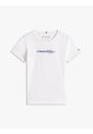 Camiseta Vintage Para Niña Slim De Punto Con Logo Tommy Hilfiger de Tommy Hilfiger