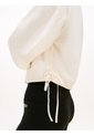 Chaqueta Blanca Con Cremallera Y Cordón Lateral Tommy Jeans de Tommy Hilfiger