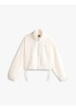 Chaqueta Blanca Con Cremallera Y Cordón Lateral Tommy Jeans de Tommy Hilfiger