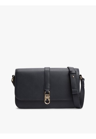 Bolso Azul Cruzado Con Solapa Y Monograma TH Tommy Hilfiger Tommy Hilfiger