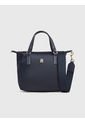 Bolso Tote Pequeño Con Monograma Mujer Azul Tommy Hilfiger de Tommy Hilfiger