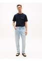 Camiseta Azul Global Stripe Con Bolsillo Tommy Hilfiger de Tommy Hilfiger