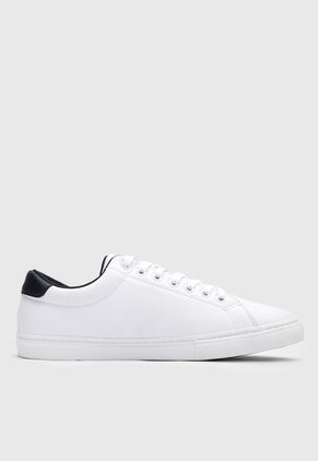 Tenis Lifestyle Blanco-Azul Navy-Rojo Tommy Hilfiger TH Dot City