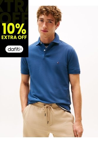 Polo Azul 1985 De Corte Regular Tommy Hilfiger Tommy Hilfiger