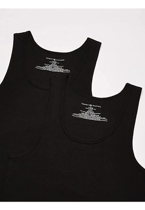 Pack Negro De 3 Camisetas Sin Mangas Tommy Hilfiger