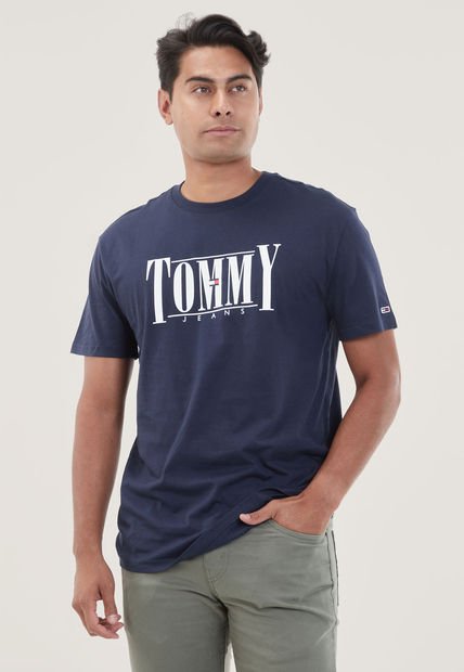 Camiseta Azul Navy-Blanco Tommy Jeans