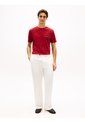 Camiseta Roja Global Stripe Con Bolsillo Tommy Hilfiger de Tommy Hilfiger