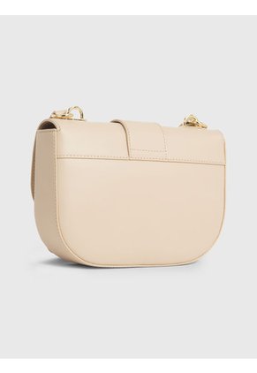 Bolso Bolso Pequeño Con Solapa Y Cadena Mujer Beige Tommy Hilfiger