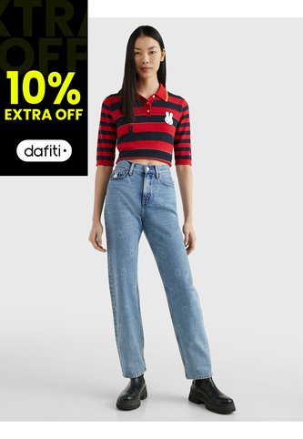 Jeans Azul De Corte Amplio X Miffy Para Mujer  Tommy Hilfiger Tommy Hilfiger