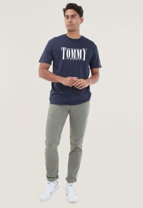 Camiseta Azul Navy-Blanco Tommy Jeans