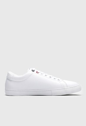 Tenis Lifestyle Blanco-Azul Navy-Rojo Tommy Hilfiger Crest