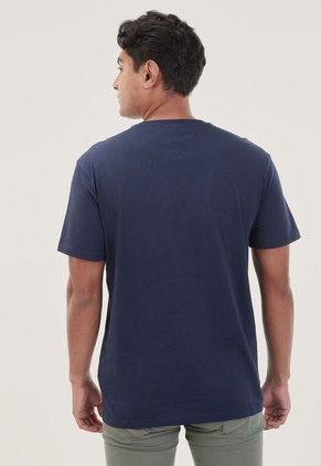 Camiseta Azul Navy-Blanco Tommy Jeans
