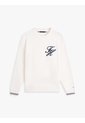 Saco Blanco Grueso Con Logo Bordado Tommy Hilfiger de Tommy Hilfiger