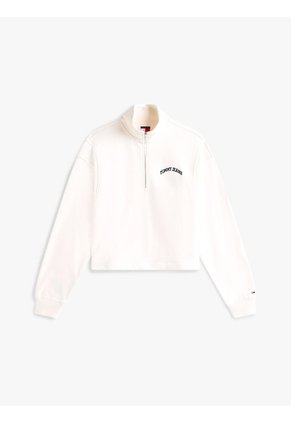 Saco Blanco De Corte Amplio Con Logo Bordado Tommy Jeans