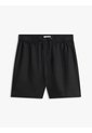 Pantalonetas Negro De Puro Lino Con Logo Bordado Tommy Hilfiger de Tommy Hilfiger