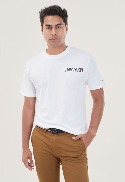 Camiseta Blanco-Azul Navy-Rojo Tommy Jeans