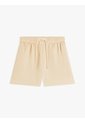 Pantalonetas Beige De Puro Lino Con Logo Bordado Tommy Hilfiger de Tommy Hilfiger