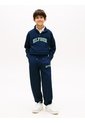 Joggers De Para Niño Felpa Con Logo Bordado Tommy Hilfiger de Tommy Hilfiger