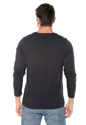 Camiseta Manga Larga Azul Navy Tommy Hilfiger