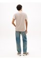 Camiseta Gris De Punto Con Cuello Redondo Tommy Jeans de Tommy Hilfiger
