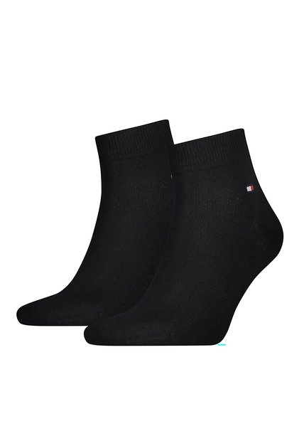 Pack Negro De Dos Pares De Medias Tobilleras Tommy Hilfiger
