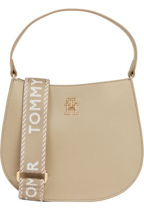 Bolso Pequeño Mediana Con Monograma Mujer Beige Tommy Hilfiger