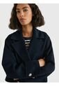 Chaqueta Azul De Botonadura Doble Para Mujer Tommy Hilfiger de Tommy Hilfiger