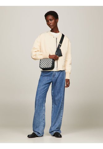 Bolso Bandolera Th City Con Rayas Dentadas Tommy Hilfiger Tommy Hilfiger