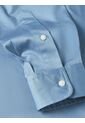Camisa Azul Solid Con Logo Tommy Hilfiger de Tommy Hilfiger