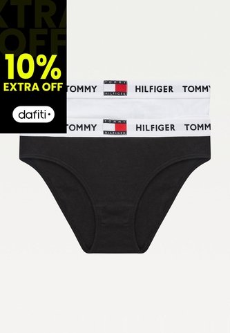 Pack De 2 Braguitas Tommy 85 Con Inscripción Niña Azul Hilfiger Tommy Hilfiger Tommy Hilfiger