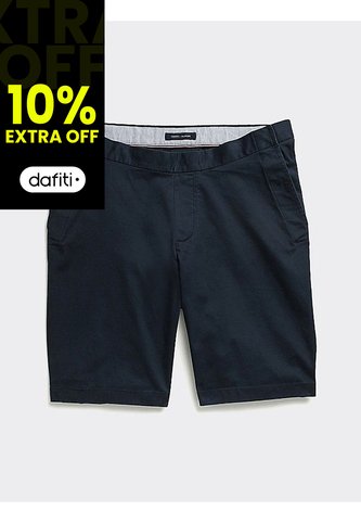 Pantalón Corto Clásico De Corte Sentado Hombre Azul Tommy Hilfiger Tommy Hilfiger