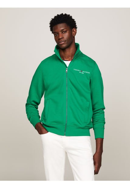 Saco Verde Con Media Cremallera Tommy Hilfiger