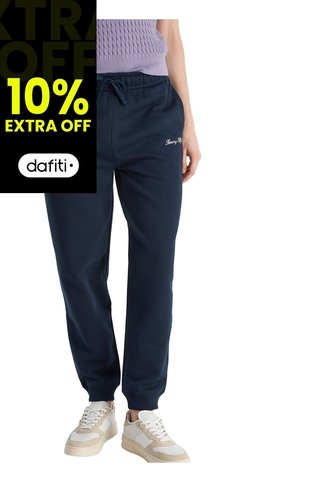 Jogger Azul De Corte Regular Con Logo Gráfico Tommy Hilfiger Tommy Hilfiger