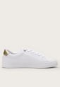 Tenis Lifestyle Blanco-Dorado Tommy Hilfiger Gold Crest de Tommy Hilfiger