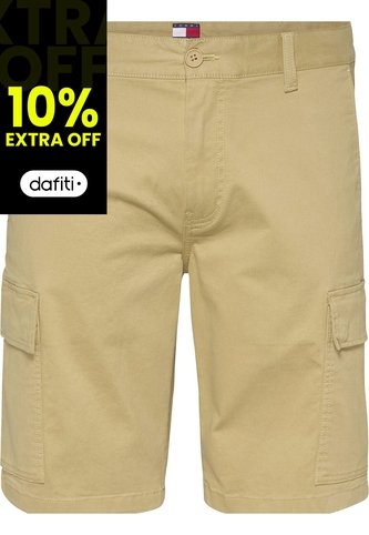 Bermudas Beige Cargo Scanton De Corte Slim Tommy Jeans Tommy Hilfiger