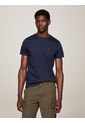 Camiseta Azul De Tejido Interlock Con Corte Slim Tommy Hilfiger de Tommy Hilfiger