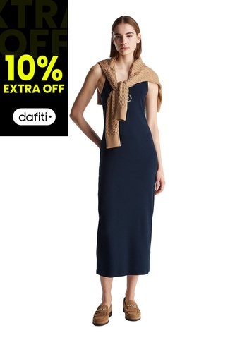 Vestido Multicolor De Corte Slim Con Diseño De Rayas Tommy Hilfiger Tommy Hilfiger