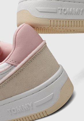 Tenis Lifestyle Blanco-Rosa-Beige TOMMY HILFIGER