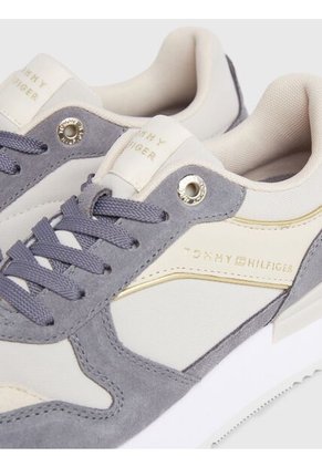 Tenis De Running Elevated Medias Mujer Gris Tommy Hilfiger