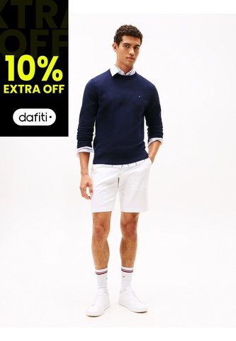 Bermudas Blanco Brooklyn Con Cinturón Tommy Hilfiger Tommy Hilfiger