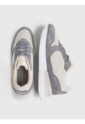 Tenis De Running Elevated Medias Mujer Gris Tommy Hilfiger