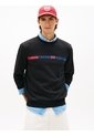 Saco Negro De Cuello Redondo Con Logo Estampado Tommy Hilfiger de Tommy Hilfiger