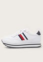 Tenis Lifestyle Blanco-Azul Navy-Dorado Tommy Hilfiger Essential Webbing Runner de Tommy Hilfiger