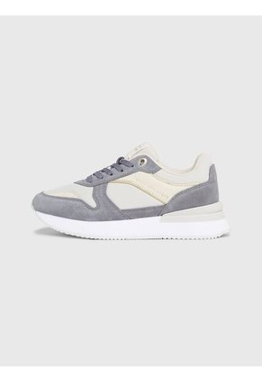 Tenis De Running Elevated Medias Mujer Gris Tommy Hilfiger