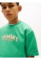 Camiseta Verde Para Niño Con Logo Gráfico 3D Tommy Hilfiger de Tommy Hilfiger